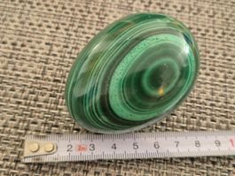 Malachit Ei Edelstein Glücksbringer Dekoration Mineral