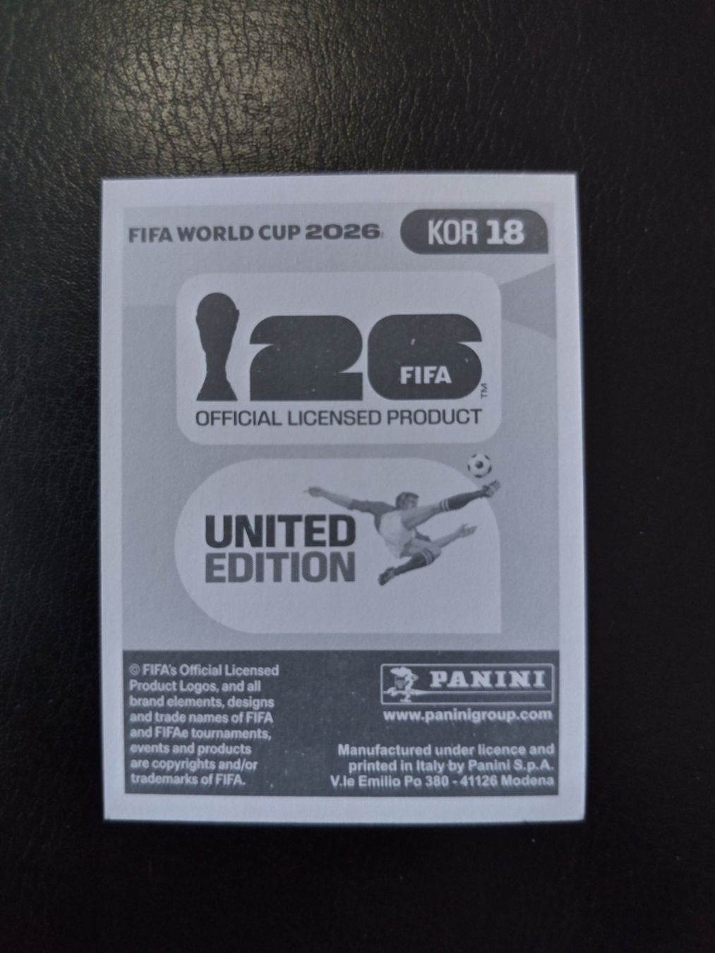 Panini Sammelbilder & Trading cards: Panini FIFA World Cup 2026 KOR 18 – Neu (gemäss Beschreibung) aus Matzingen von Clie42 1