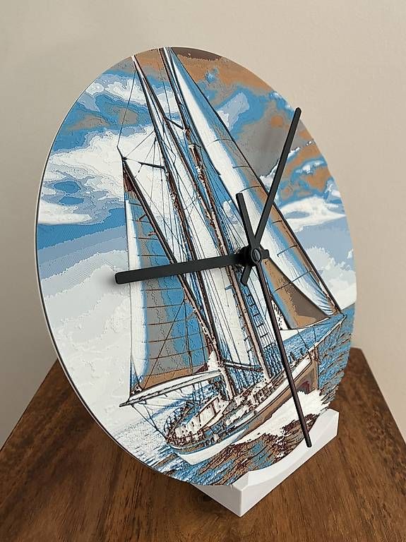 Orologi: Uhr mit Segelschiff als Motiv – Nuovo (secondo la descrizione) da Ermenswil venduto da hoember 1