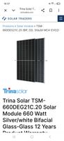 Trinasolar Solarmodul Vertex TSM-DE21 660 Mono PERC 660 Wp S