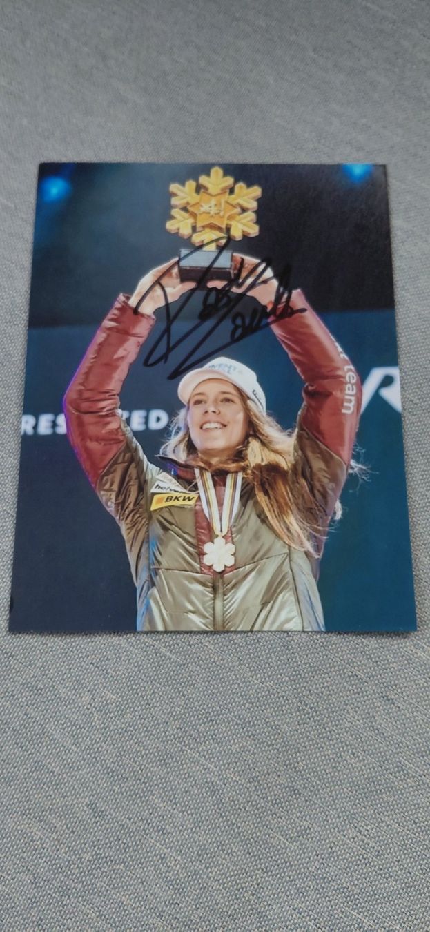 Autografi: Autogramm  Camille Rast – Usato da Schmerikon venduto da Olympia04