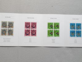 (613) Pro Patria in 4er Blocks 1980