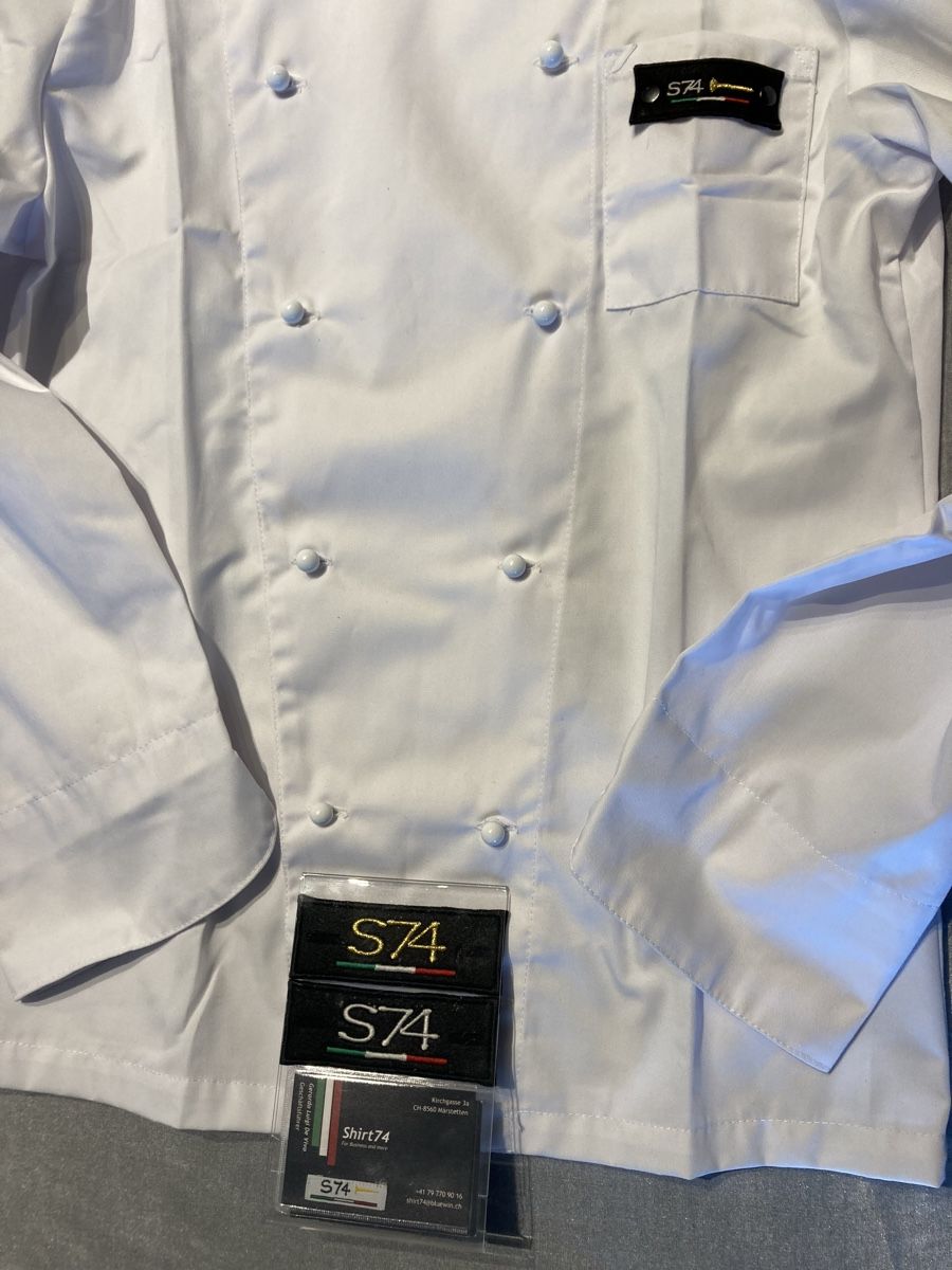 Jacken: Professionelle Kochjacke White size M – Neu und originalverpackt aus Märstetten von Shirt74 5