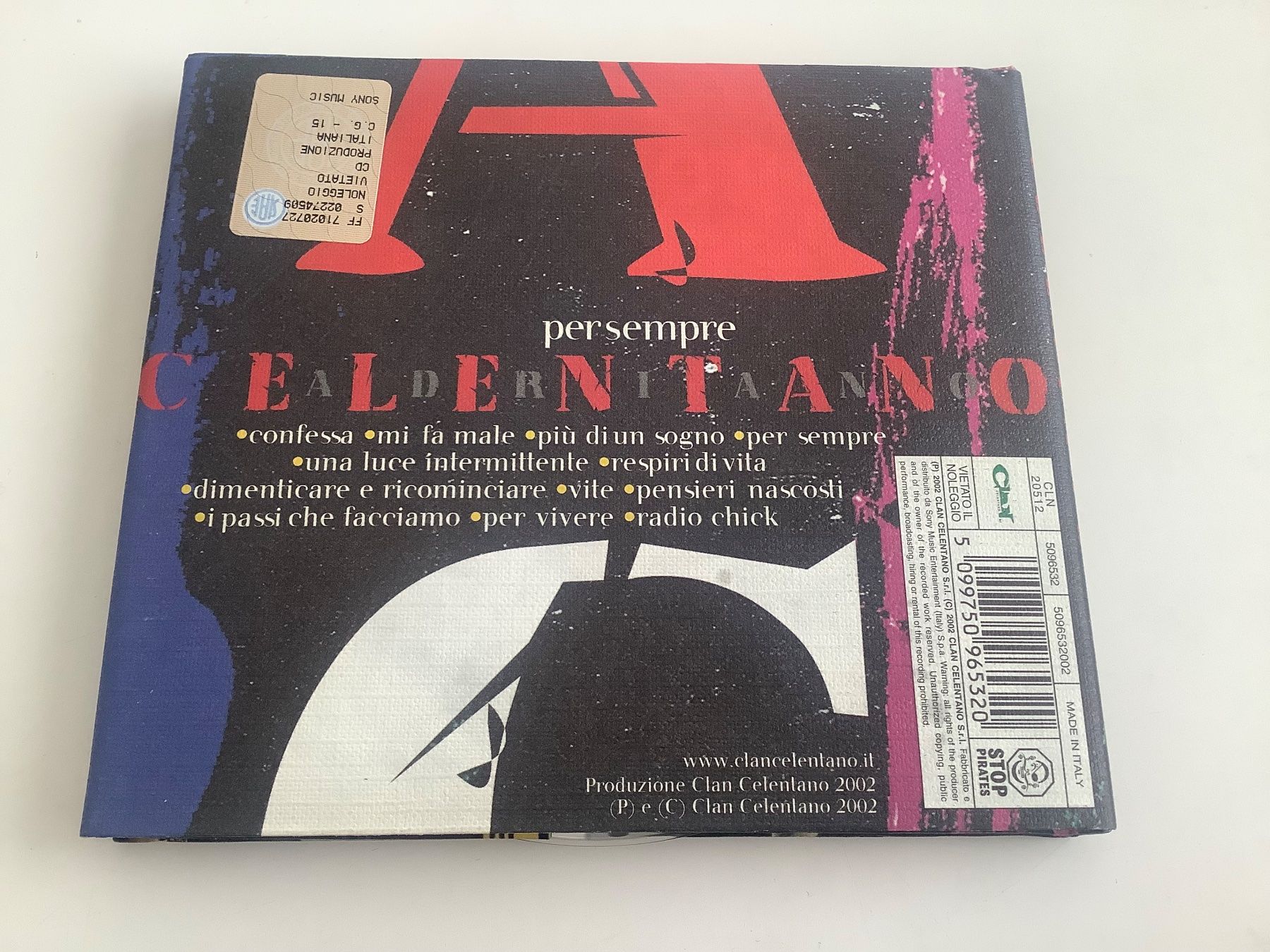 CD: Adriano Celentano / persempre / 2002 / Digi – Usato da Dübendorf venduto da Troll_88 1