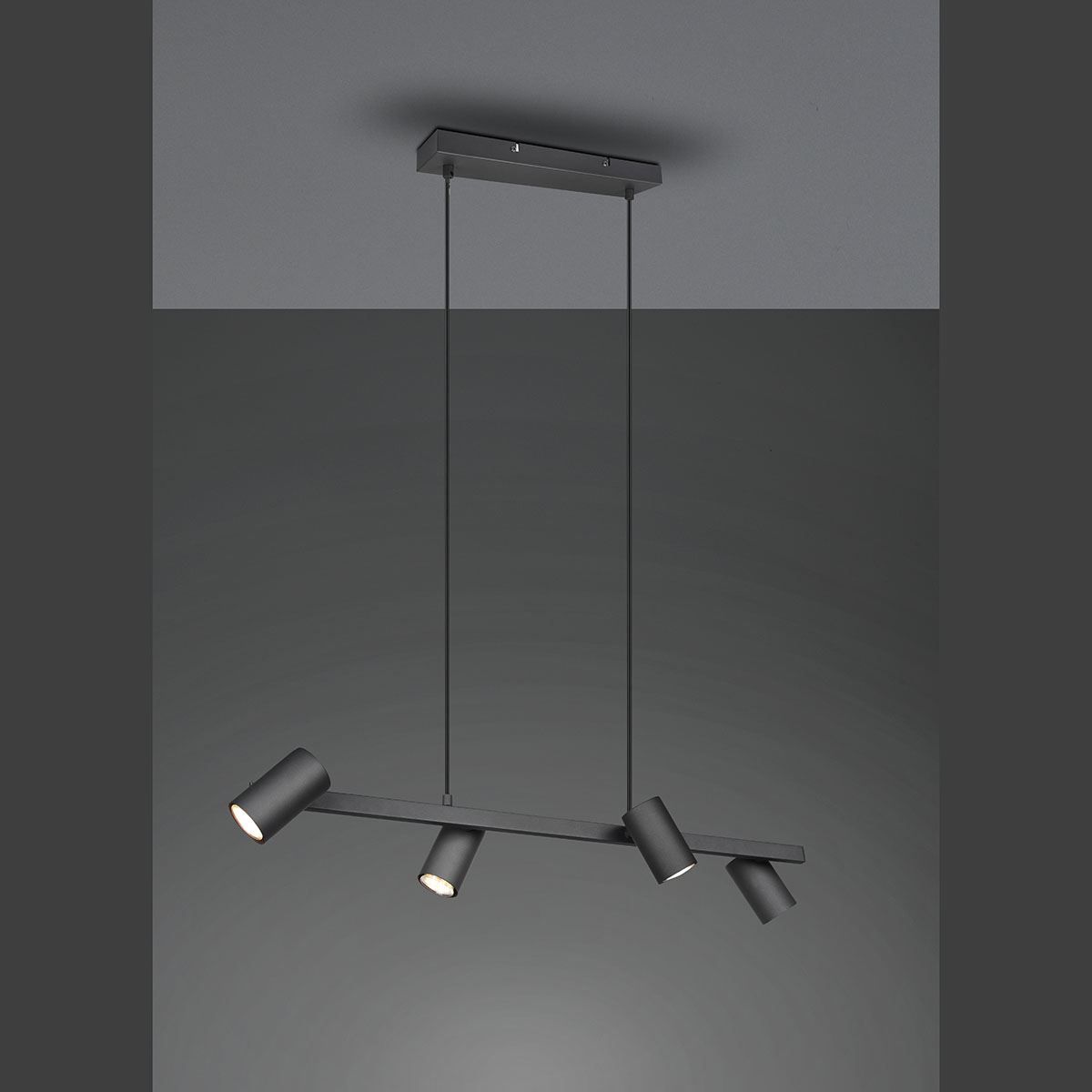 Lampadari & plafoniere: Pendelleuchte, 4 Spots, Schwarz , IP20 – Nuovo (secondo la descrizione) da Kreuzlingen venduto da Smart-Light 2