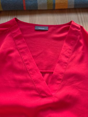 rote Bluse, XL, 46, Polyester