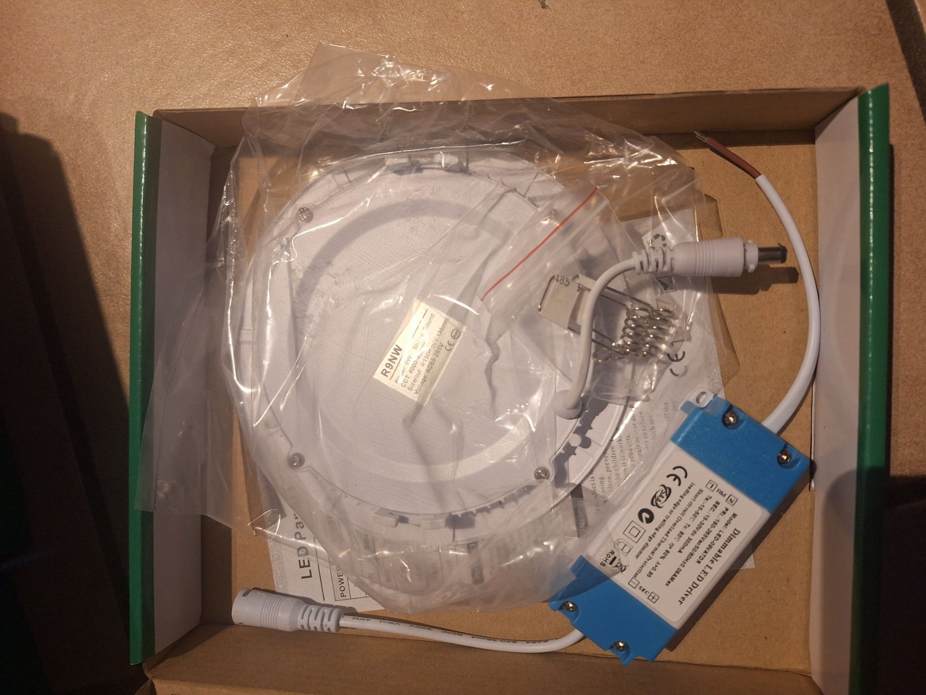 Lampadari & plafoniere: LED Panel Einbaustrahler, 9W, Rund, Neu, 17 Stück. – Nuovo e nell'imballaggio originale da Koblenz venduto da ale_dhw2 4