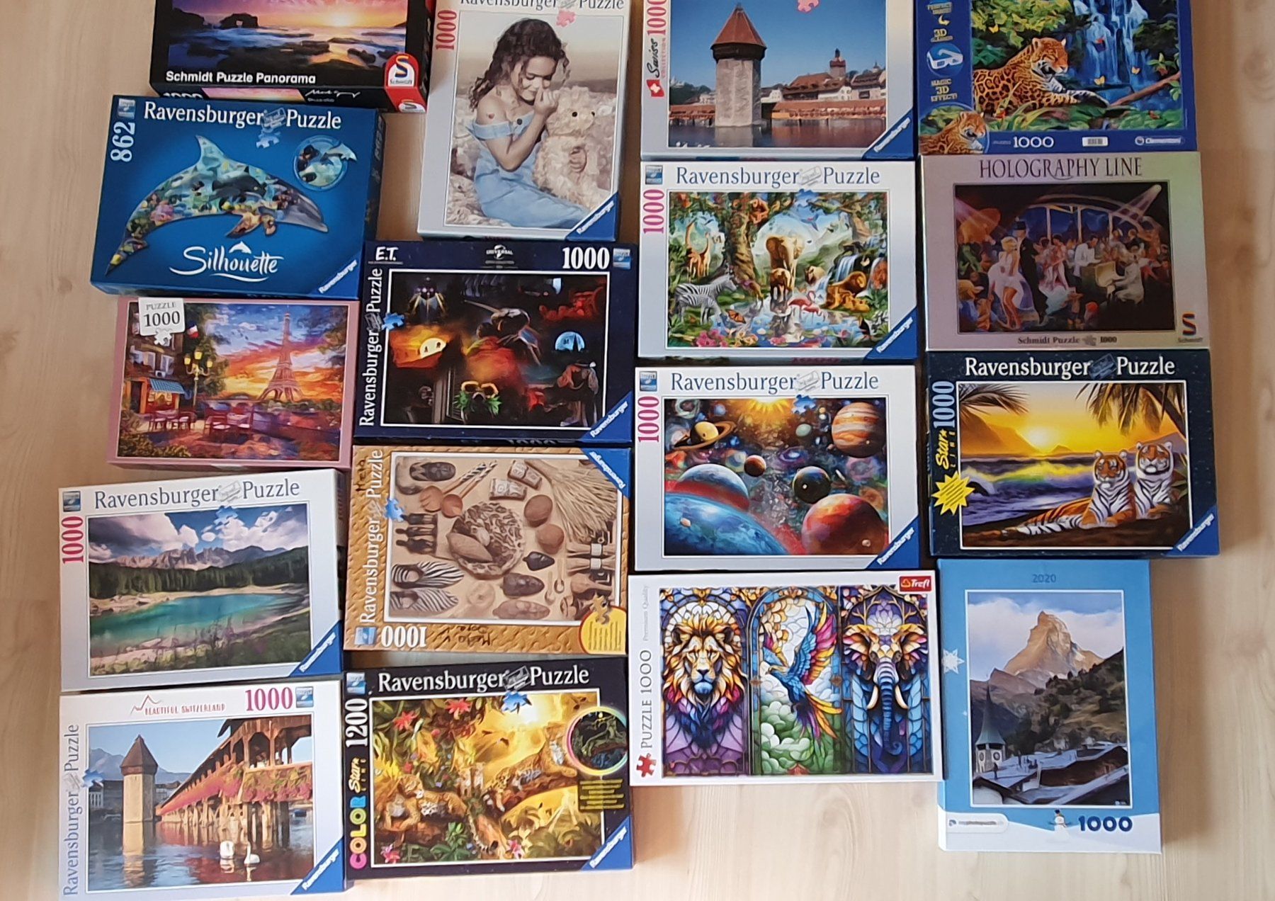 Puzzle: Puzzle Sammlung Ravensburger Schmidt Karton gebraucht – Usato da Wattwil venduto da Dato1 3
