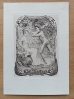 Exlibris Bruno Heroux - Original Radierung