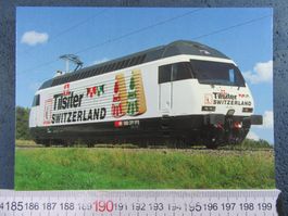 BAHN SCHWEIZ SBB WERBELOK Re460 "TILSITER" KÄSE AK 1995