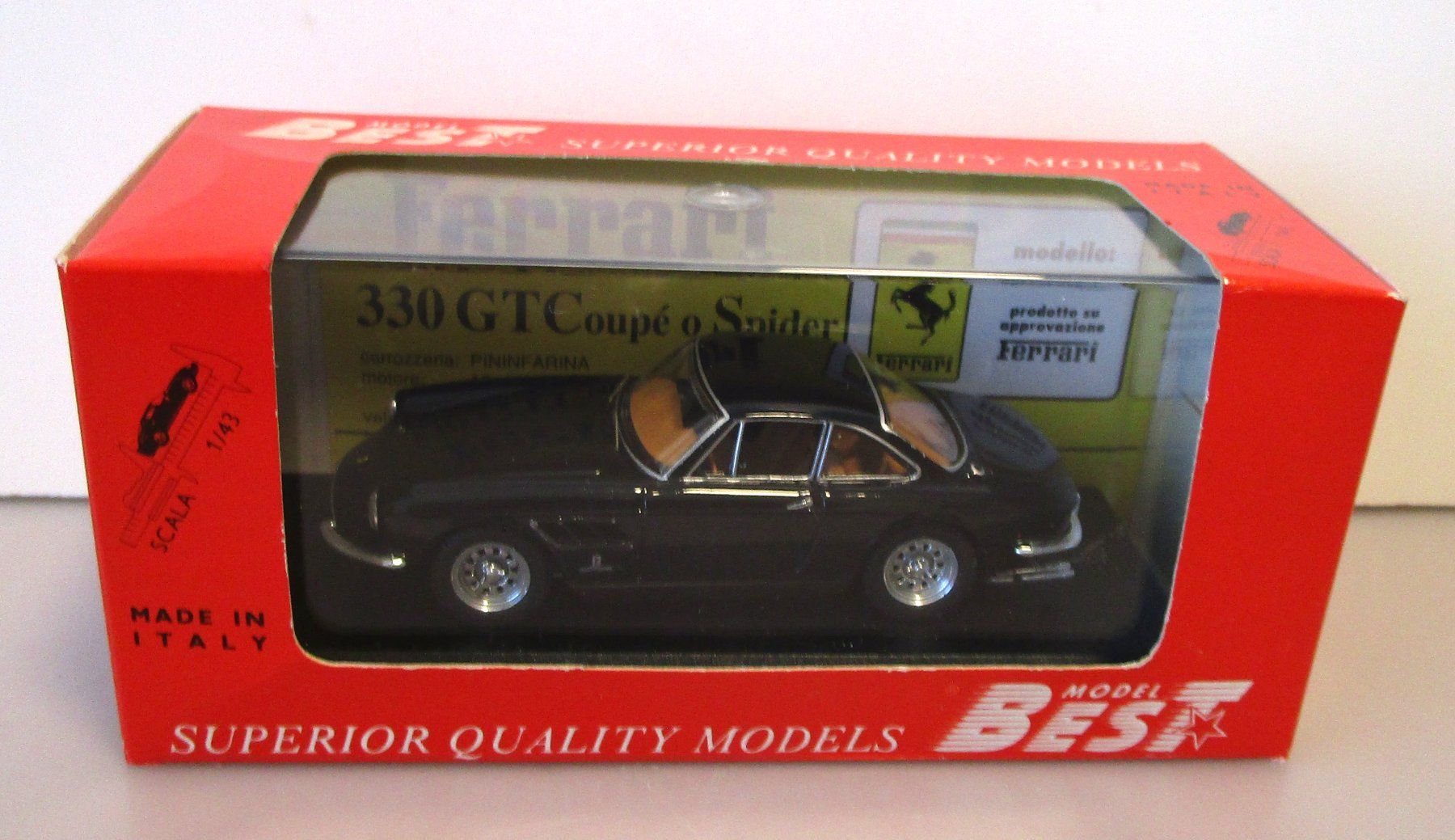 Ferrari Modellini d'auto: BEST FERRARI 330 GTC 1966 - 9101 – Nuovo e nell'imballaggio originale da Chêne-Bourg venduto da breno56