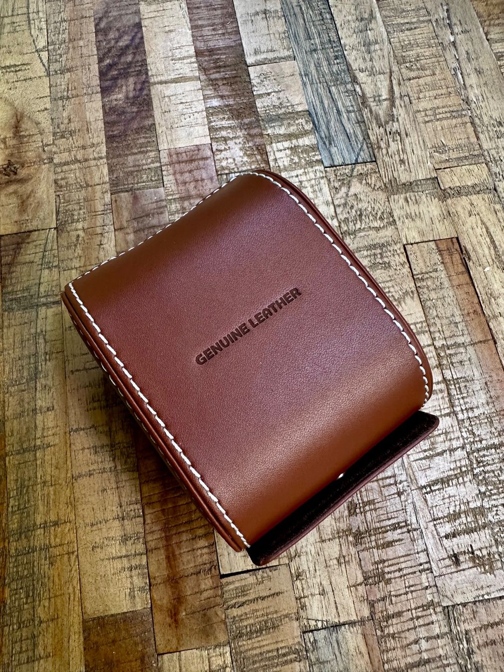 Scatole porta orologi: Etui de voyage en cuir Breitling – Usato da Genève venduto da Vintage-Tools 2