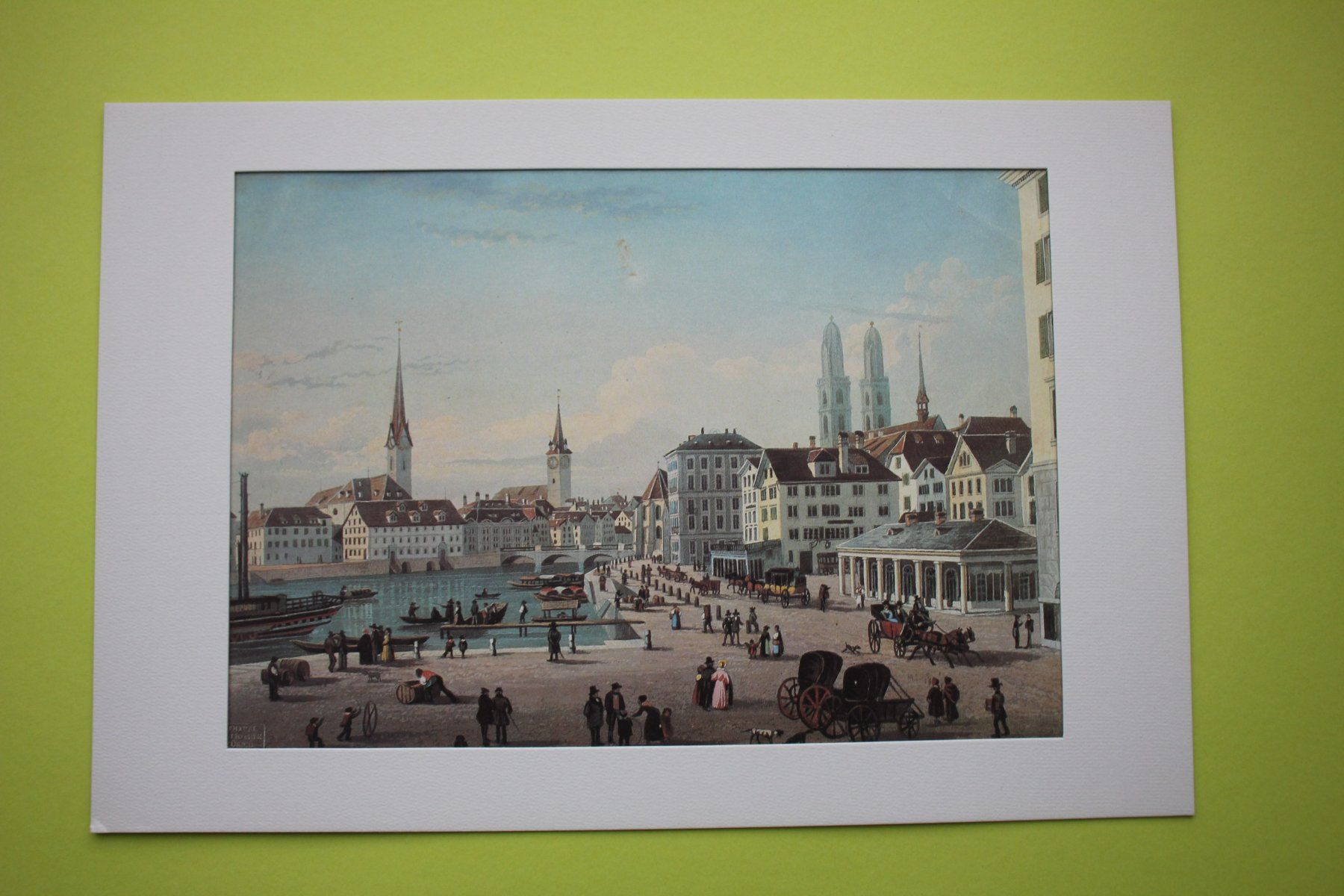 Posters & Illustrations: Alte Zürcher Ansichten 4 Bilder – D'occasion à Wiedlisbach par han_n6ff 7
