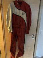 Harro Lederkombi Vintage rot/weiss - Vintage Motorrad 🏍️