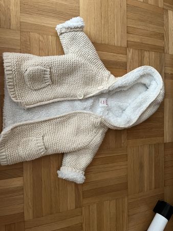 Flauschige Jacke Newborn