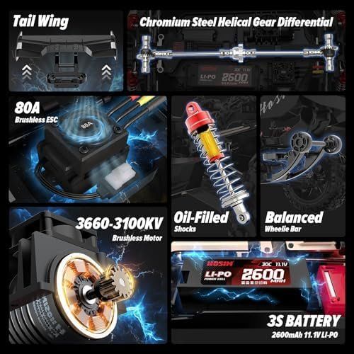 RC Kits de montage: Auto 1:8 70km/h – Neuf avec emballage d'origine à Hundwil par Stallone5 3