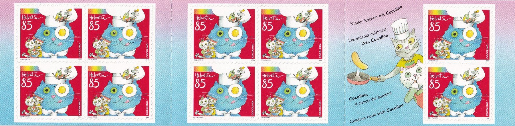 Tutti i francobolli: CH 2006, Markenheftchen Kinder kochen mit Cocolino – Nuovo (secondo la descrizione) da Castione venduto da Rx-stamps 1