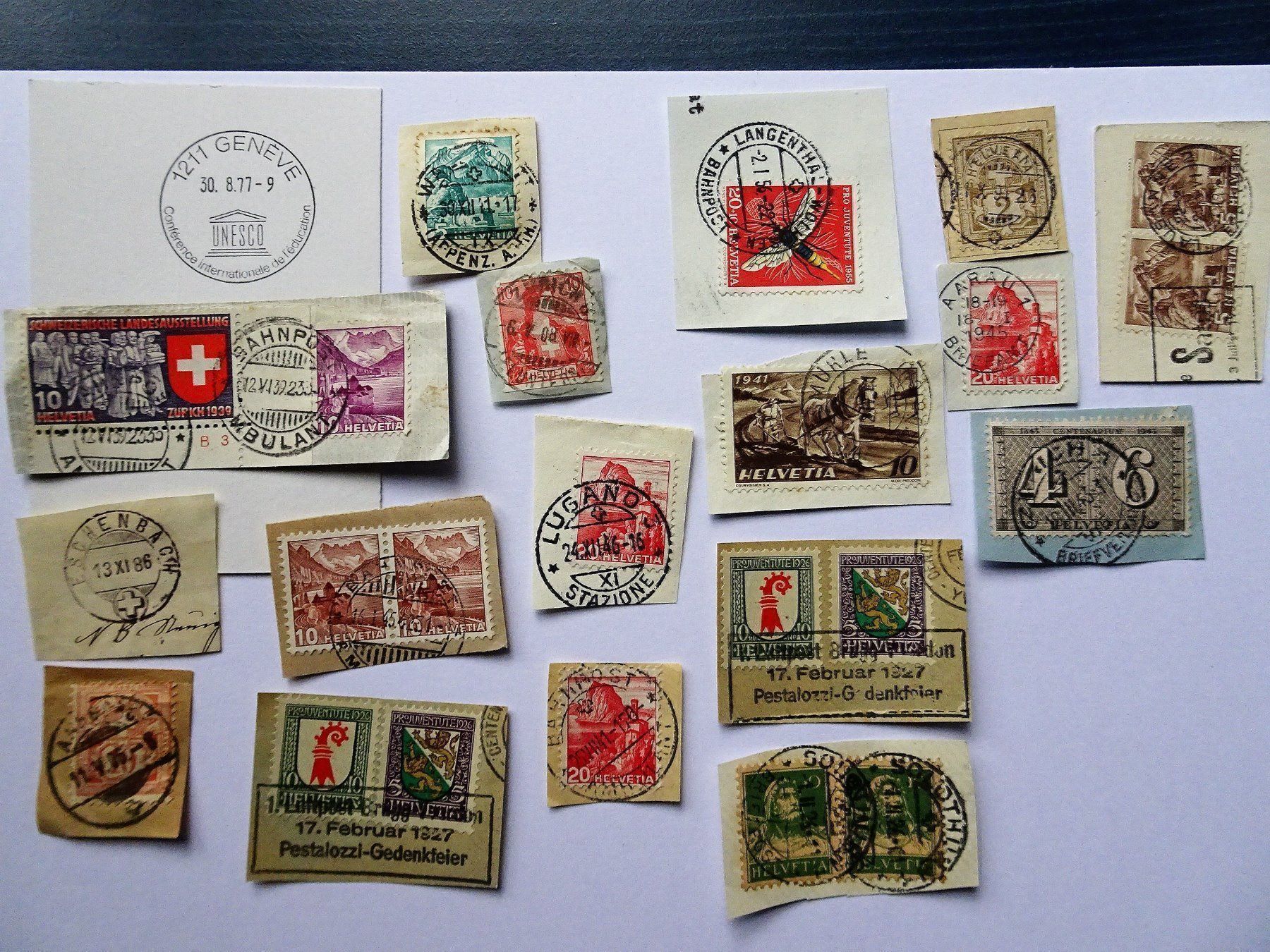 Tutti i francobolli: Ab 1886 – Usato da Aadorf venduto da Chnorli-Furz