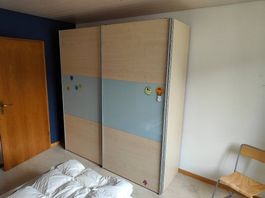 Schiebetüren Schrank 2 Teilig