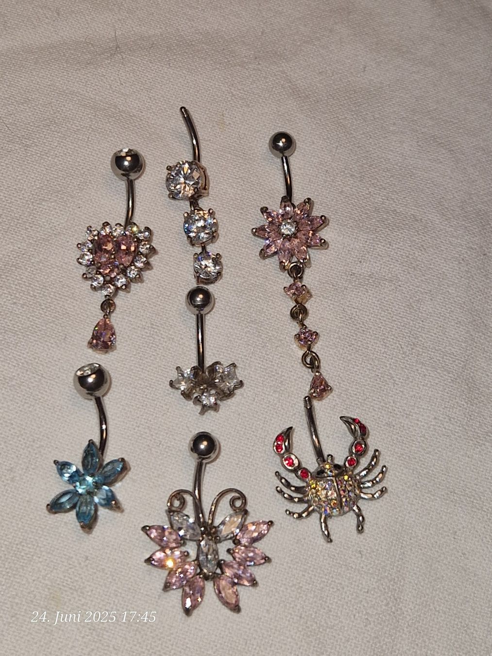 Bijoux piercing: 7x Bauchpiercings in 925 Silber – D'occasion à Frauenfeld par Steiner0412