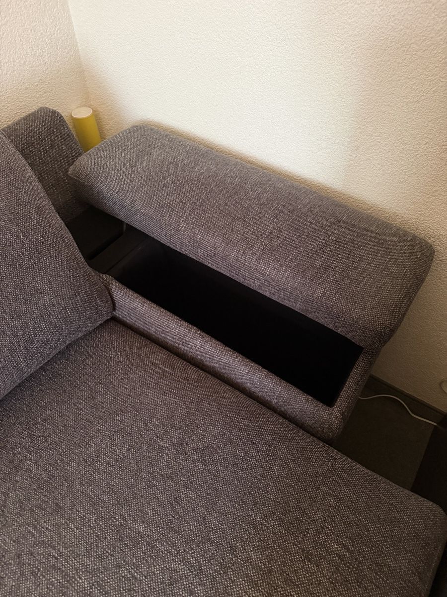 Micasa Divani: Sofa 2.5er mit Funktion Stoff anthrazit – Usato da Greifensee venduto da Tschappala 4