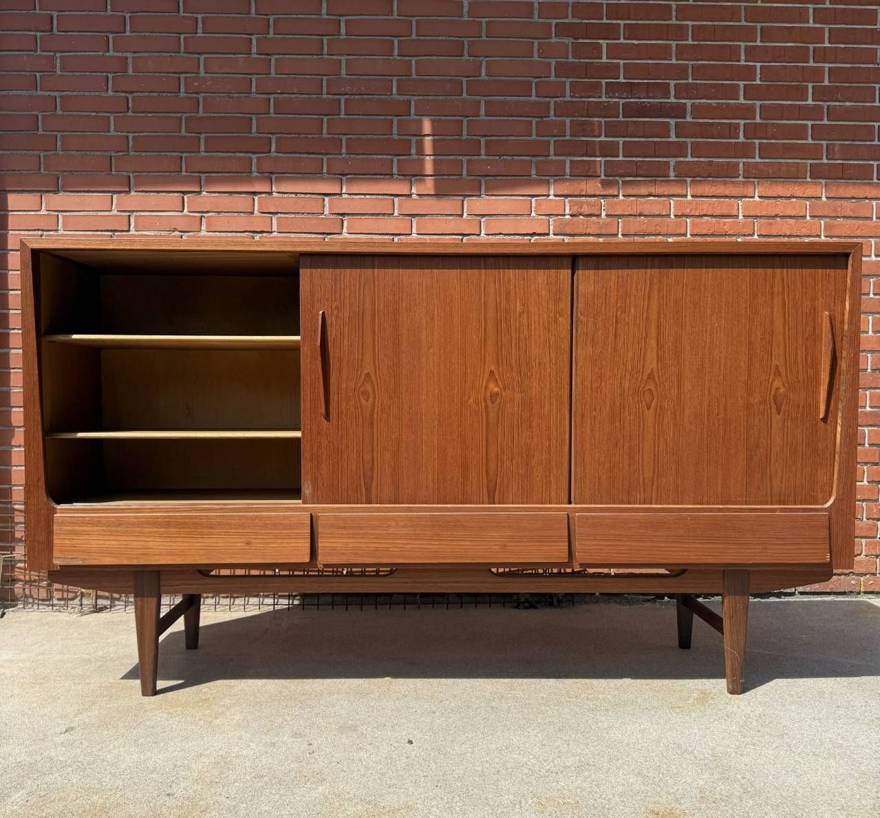 Cassettiere: Mid-Century Teak Sideboard Vintage Kommode #2 – Usato da Oberrieden venduto da Knut8 3