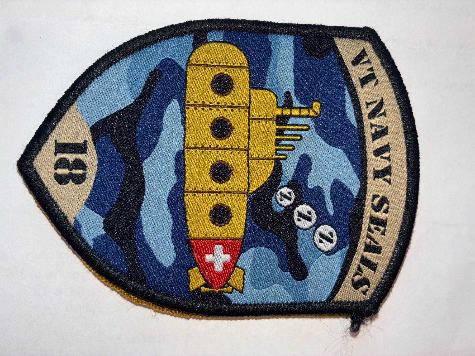 Schweizer Armee Placchette & Badge: Klett VT Navy Seals 18 – Usato da Oberiberg venduto da stab