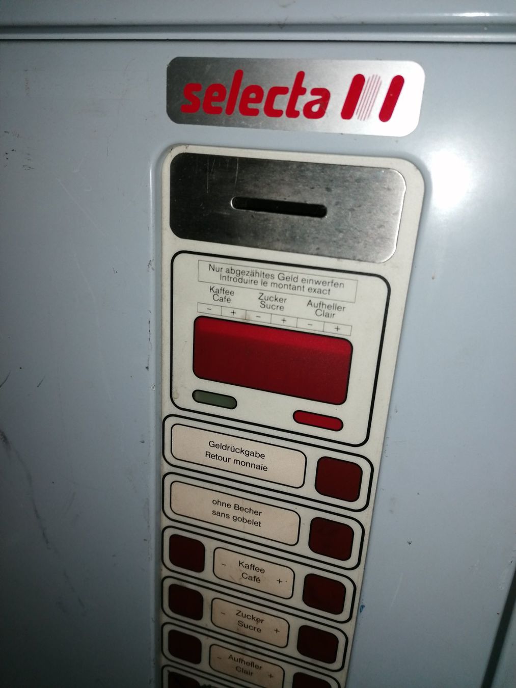 ab 1.- SELECTA III Caffeeautomat für verschiedene Dinkart (Gebraucht ...