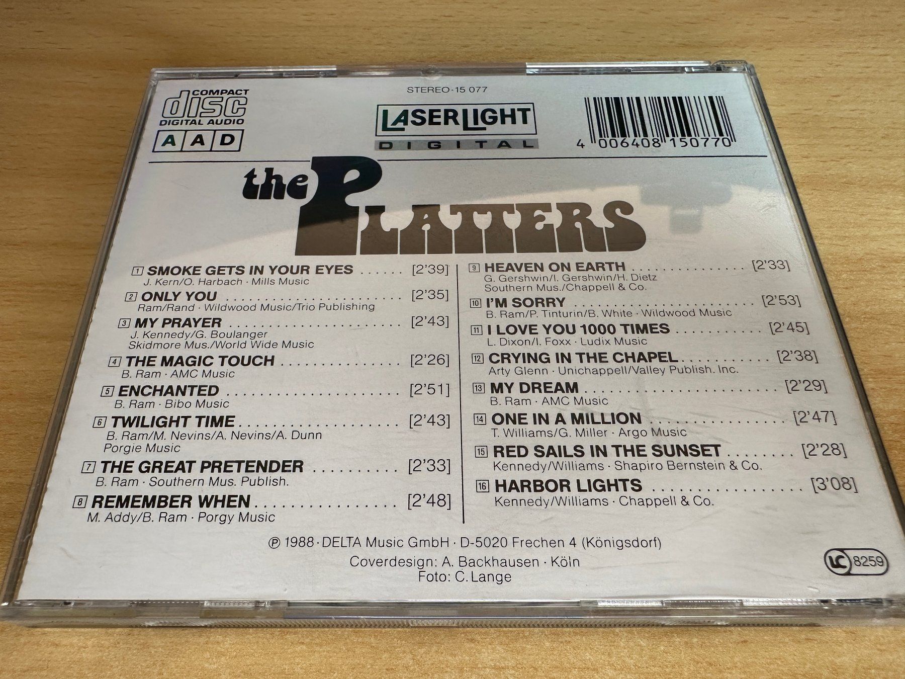 CDs: E5 The Platters – Only You – Gebraucht aus Rikon im Tösstal von Alpenmutz 1