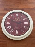 XXL Wanduhr 65 cm Vintage – Metallrahmen & Glas – Rustikaler