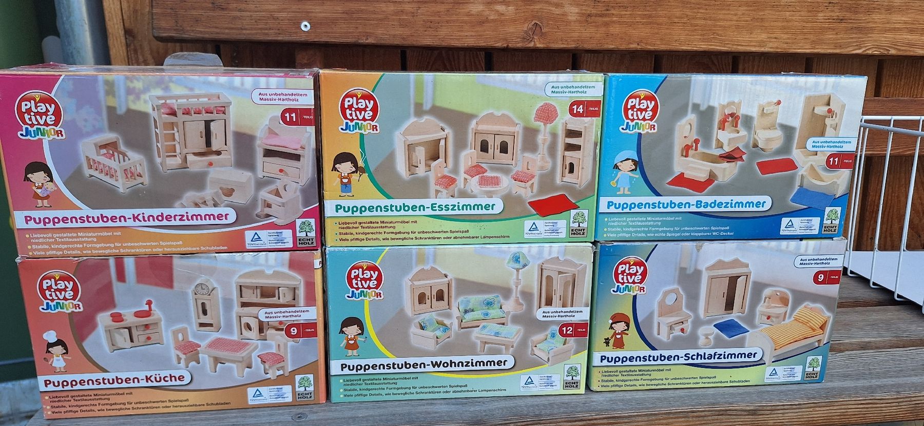 Puppenhäuser & -möbel: Puppenstuben Möbel von Playtive 6 Sets – Neu und originalverpackt aus Grabs von tschanny
