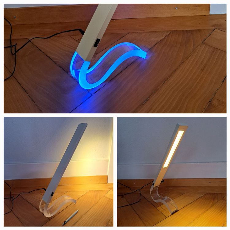 Lampe Mit Blauem Licht