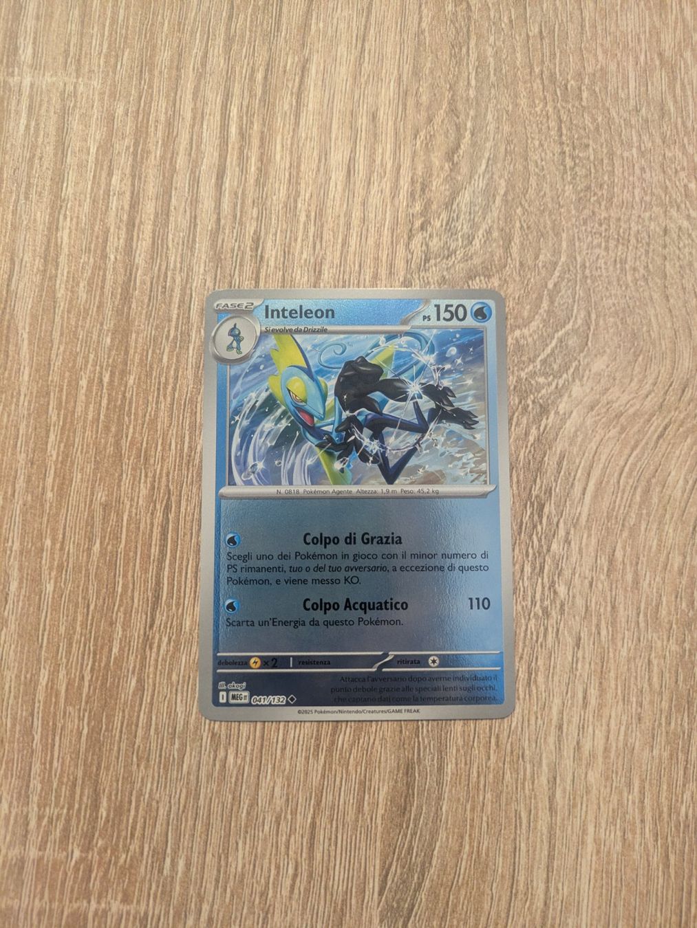 Pokémon Carte collezionabili: INTELEON, MEGA EVOLUTION, MEG41, REVERSE, 2025, ITA, NM/MT – Usato da Losone venduto da AlpineLayer