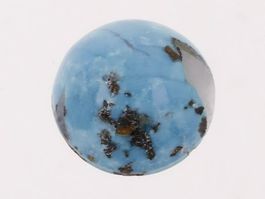 Türkis Cabochon rund mit Matrix / Turchese cabochon