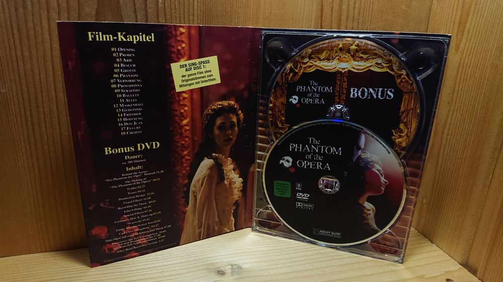 THE PHANTOM OF THE OPERA DVD Special Edition (Gebraucht) in Wilderswil ...