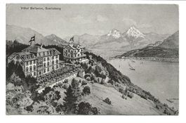 Seelisberg (UR) Hotel Bellevue - Urnersee - Mythen - um 1920