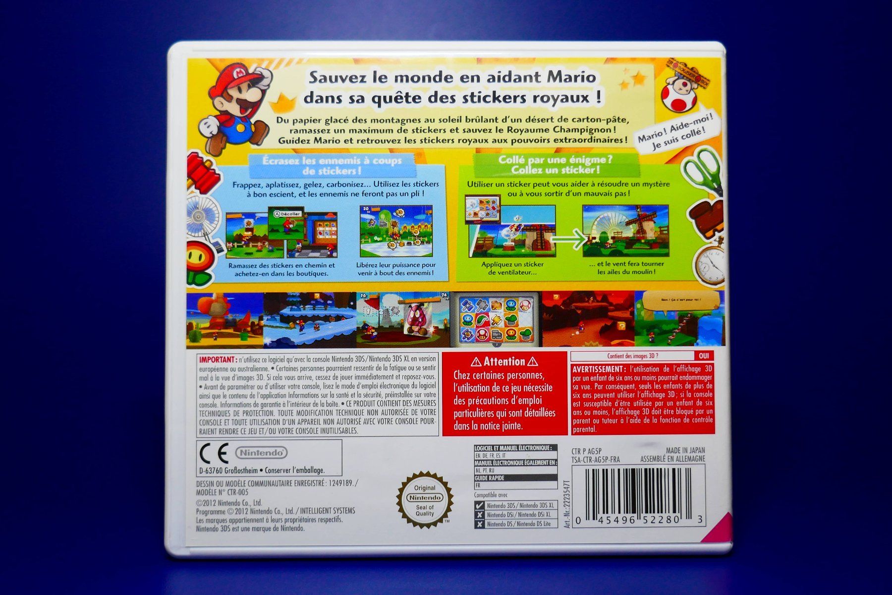 Nintendo Giochi: Paper Mario Sticker Star - Nintendo 3DS – Usato da Vuarrens venduto da Espace-Retro 3