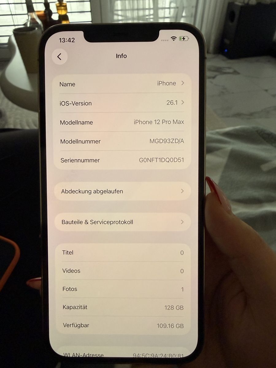 Apple Telefoni cellulari / Smartphones: iPhone 12 Pro Max 128GB Gold - Top Zustand – Usato da Leuggern venduto da mikaaiil 5