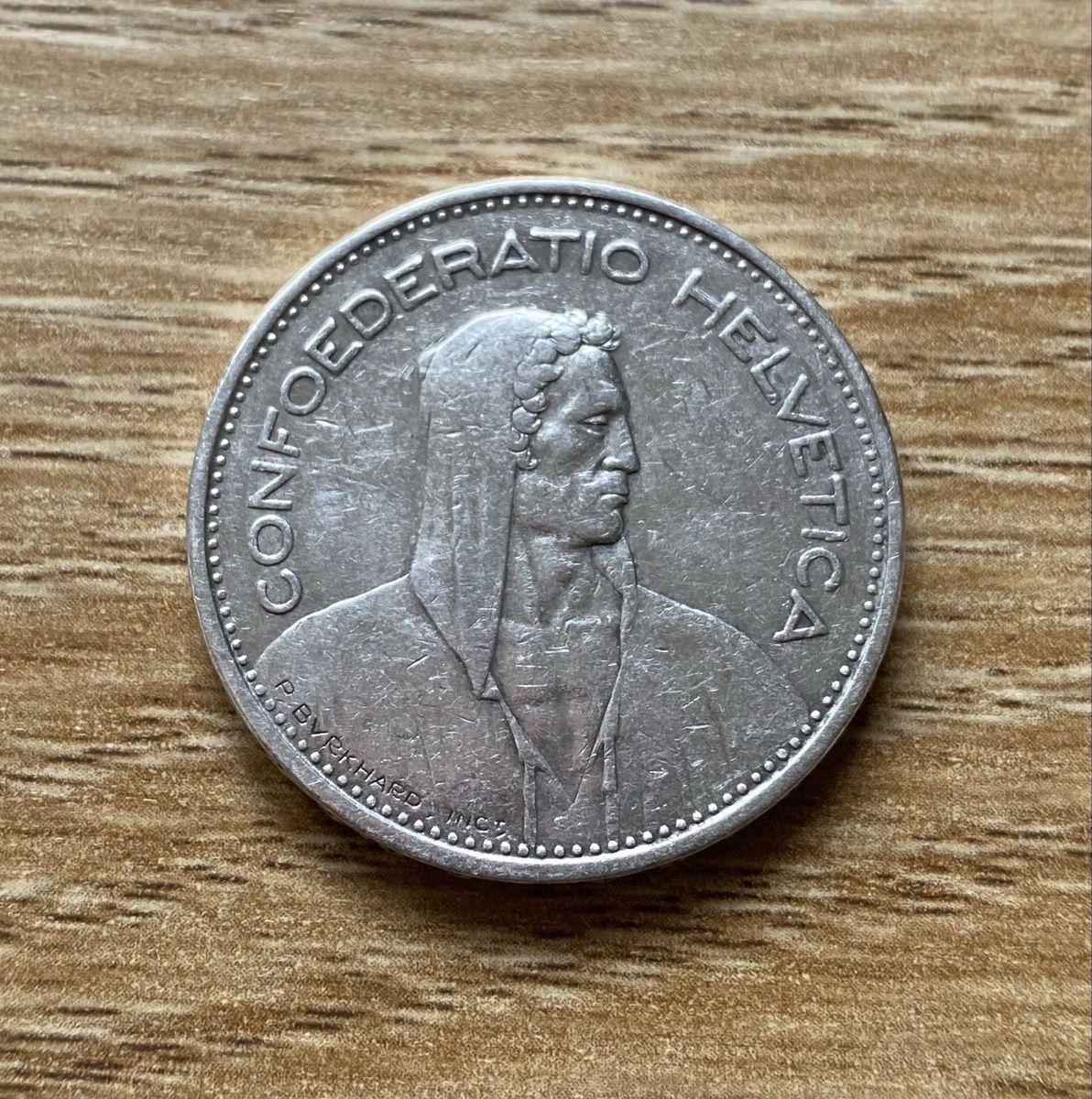 Tutti le monete: 5 Fr. Silbermünze Schweiz 1937 – Usato da Selzach venduto da 321compac 3