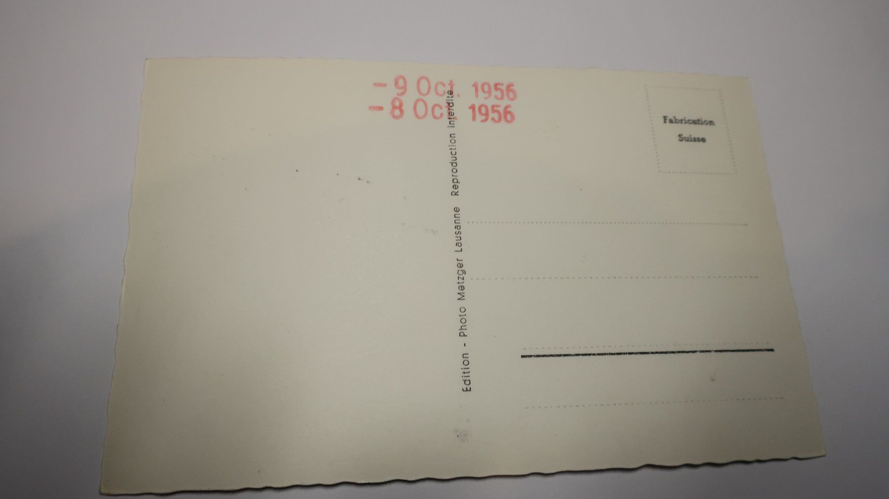 Ansichtskarten: Les Paccots s/Châtel St. Denis 1956 – Gebraucht aus Cormoret von Pascalll2001 2