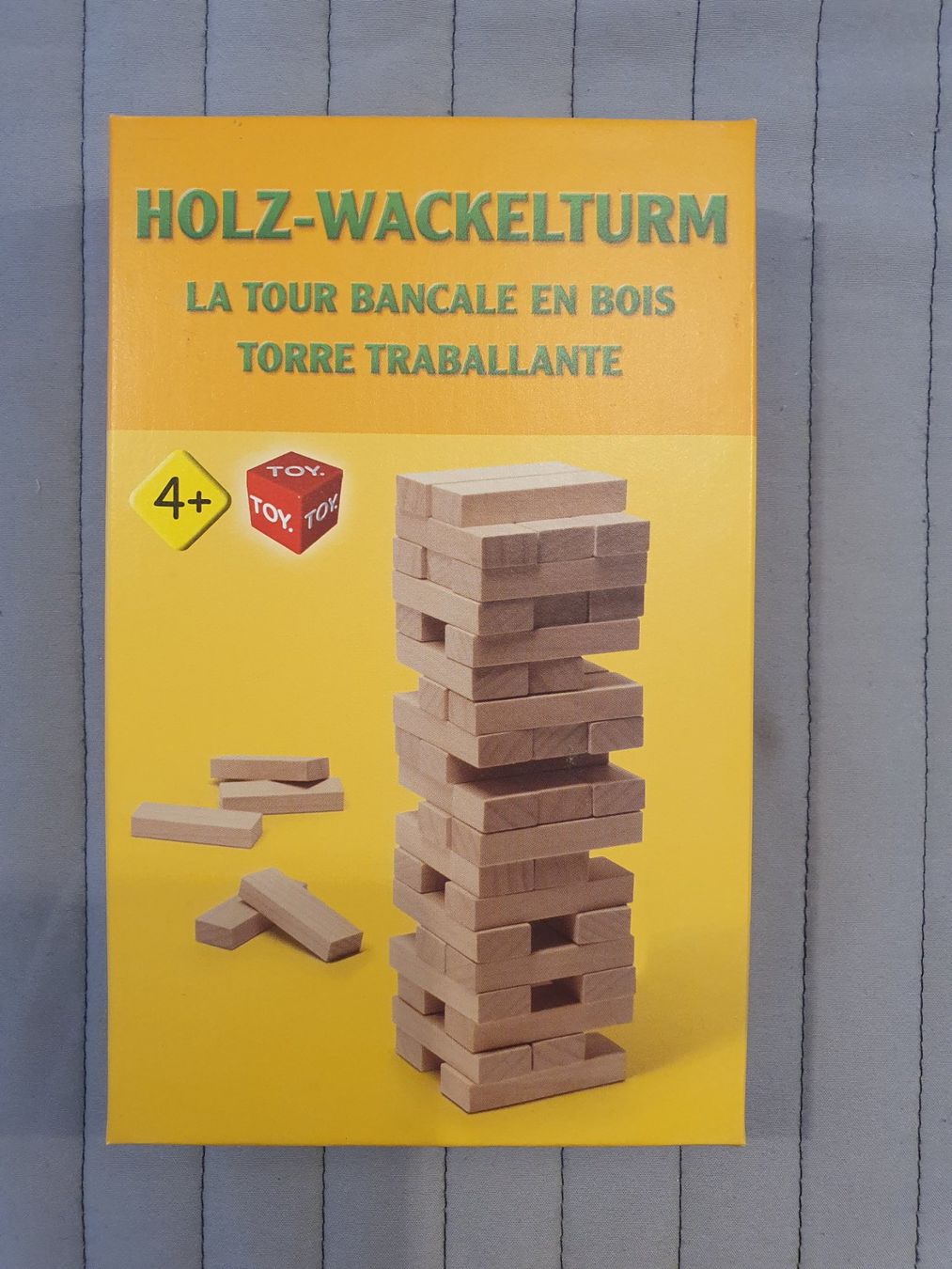 Spielzeuge: Holz-Wackelthurm Toy. – Gebraucht aus Volketswil von gloriamundi