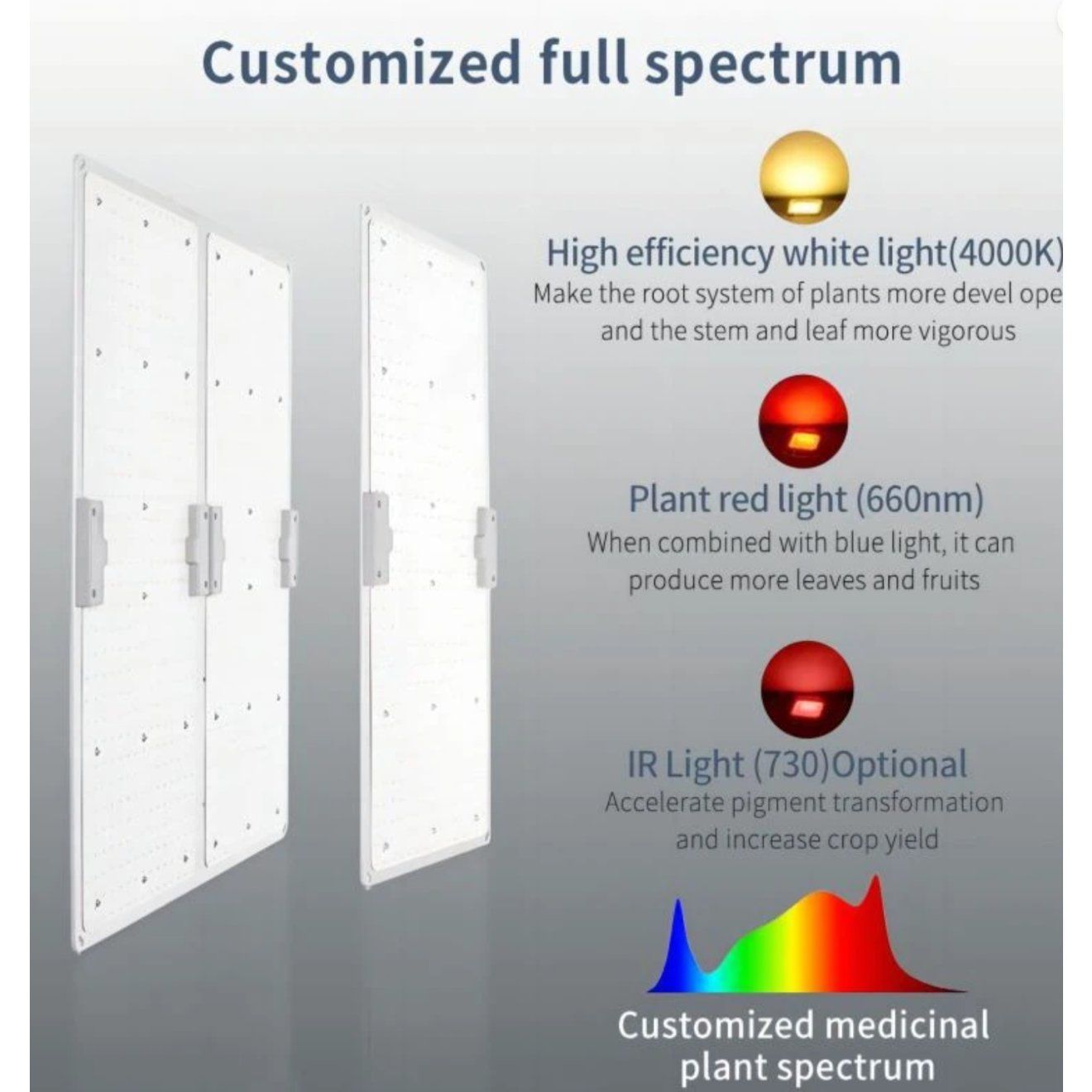 Lampen: Peralux QDB-JT400 Quantum Board LED Grow Light Panel 400 Wat – Neu und originalverpackt aus Rietheim von PeraLux 5