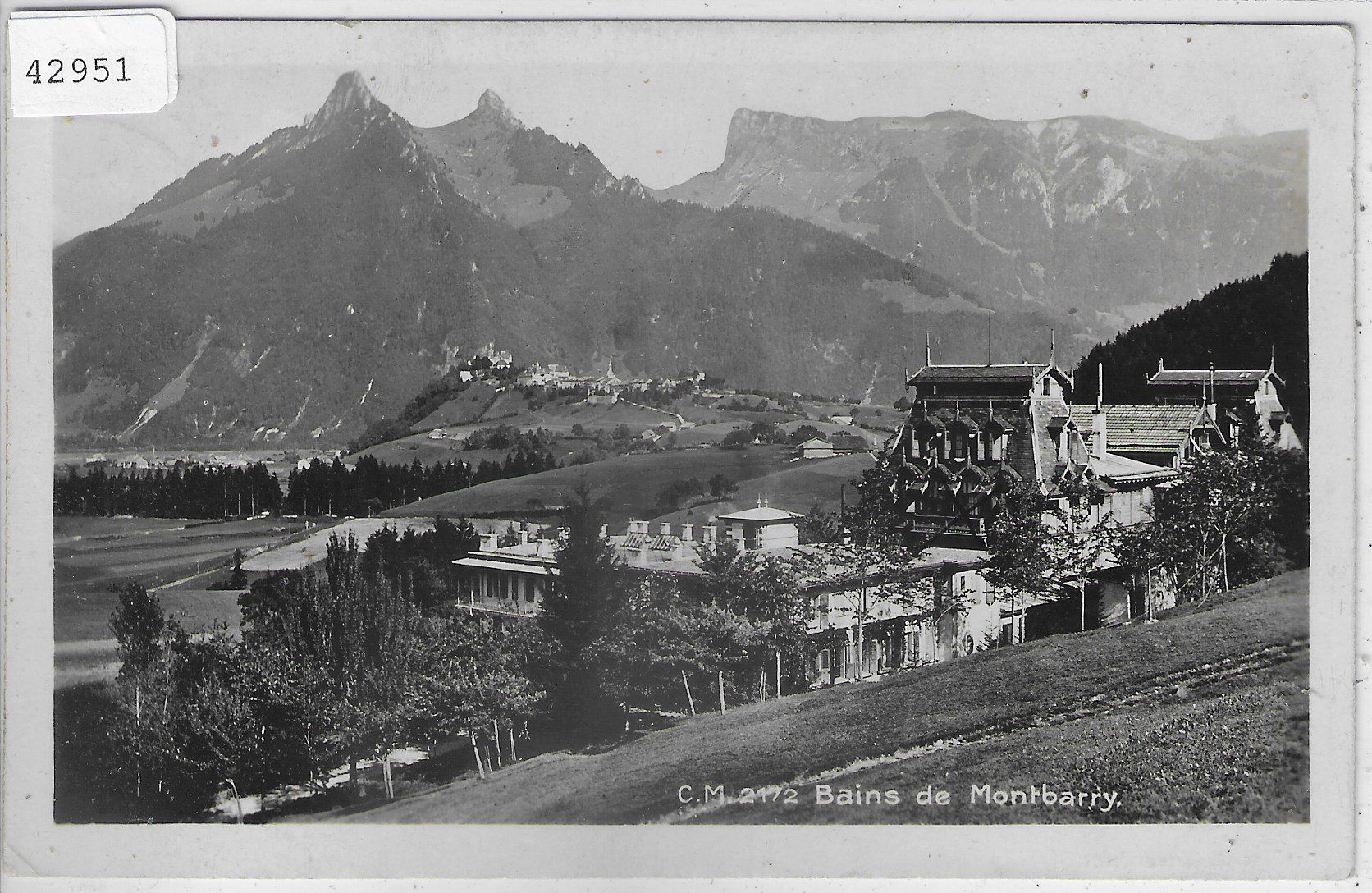 Cartes postales: Bains de Montbarry – D'occasion à Ettingen par Kartenplanet