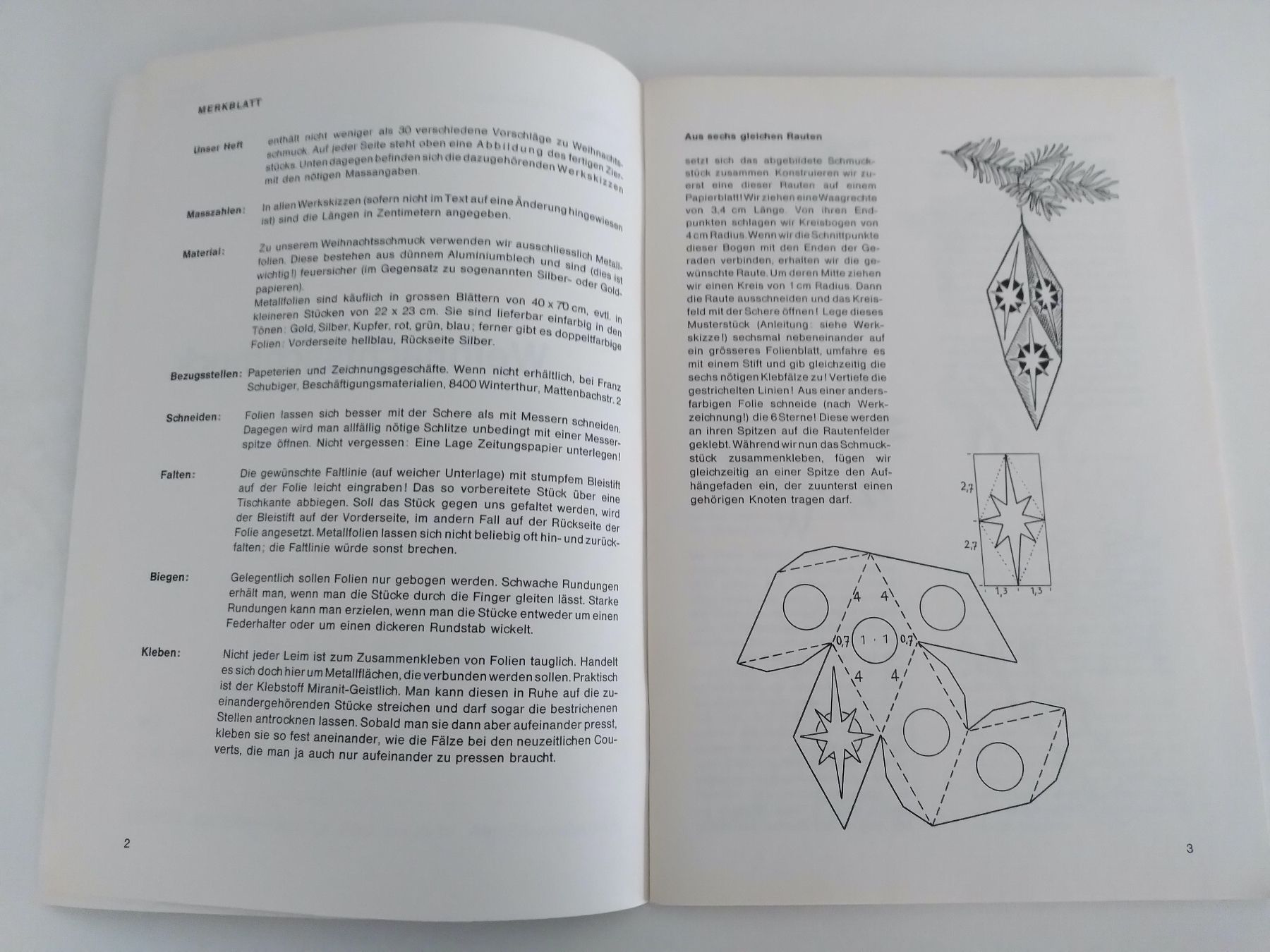 Libri: WEIHNACHTS-SCHMUCK/ WERKHEFT 4 – Usato da Brugg AG venduto da olamim 2
