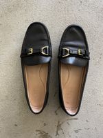 Lauren Ralph Lauren Loafers Schwarz Leder Grösse 39