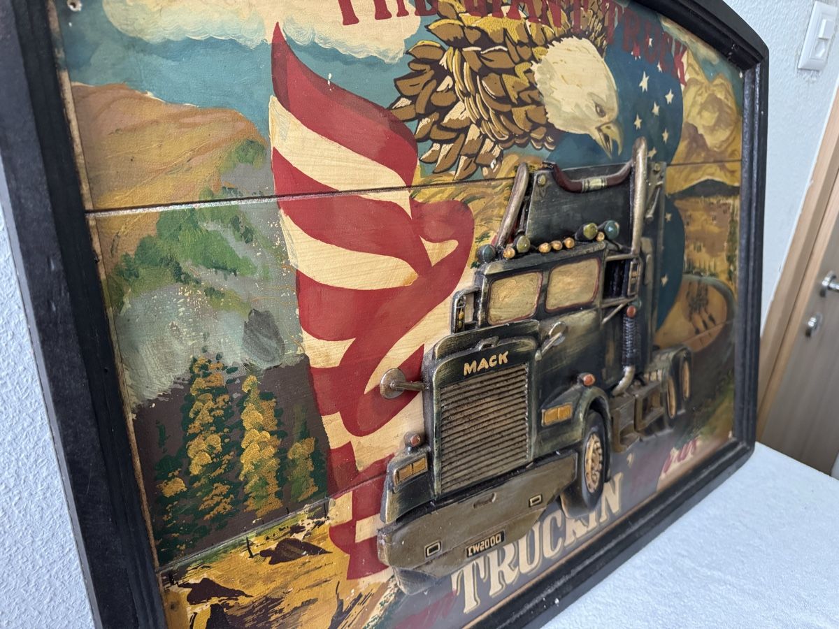 Schilder: Usa Trucker Holzschild – Gebraucht aus Lenzburg von Meister_k 1