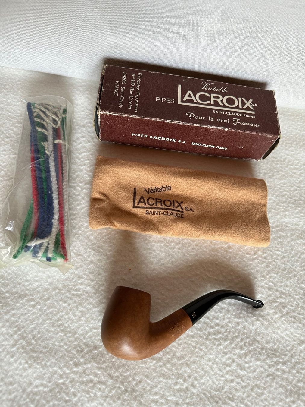 Pipe & Accessori: Pipe Lacroix Saint-Claude avec son emballage – Usato da Ste-Croix venduto da mjmg