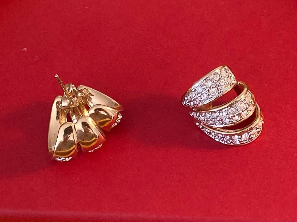Orecchini pendenti & Orecchini a lobo: Ohrstecker mit Strass-Steinen – Usato da St. Gallen venduto da jbr_q7tx 2