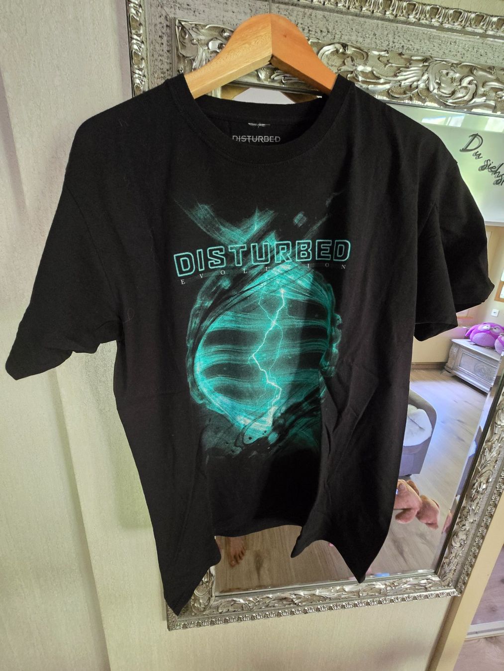 T-shirt: Disturbed Evolution T-Shirt Schwarz Grösse L – Usato da Reute AR venduto da angelflower