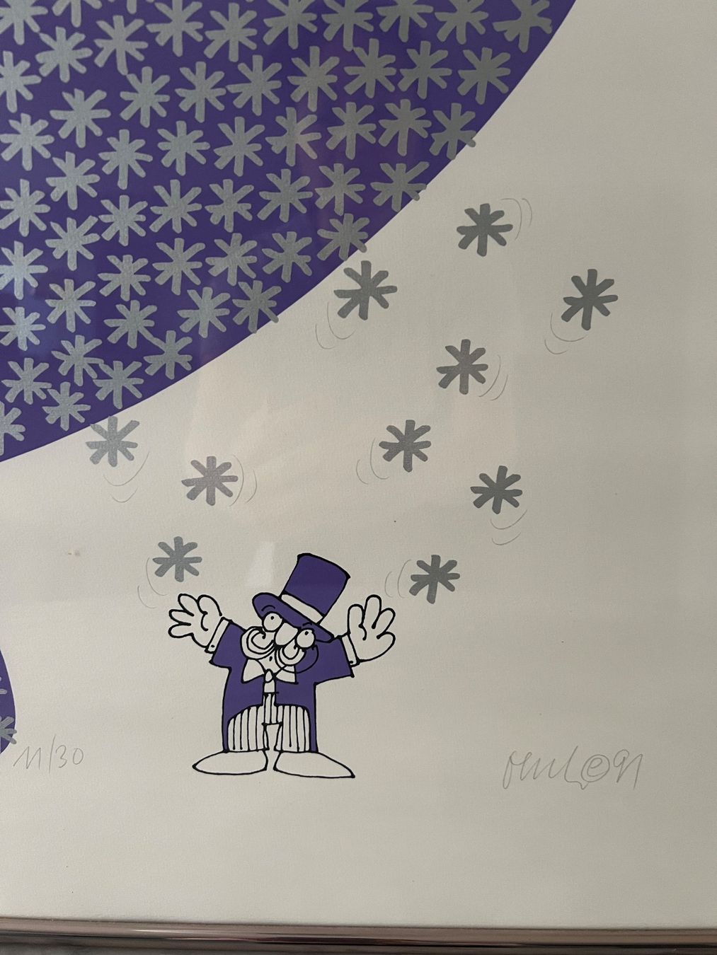 Arts picturaux & lithographies: Originaldruck: Magier und ein Sternenvorhang '91 – D'occasion à Hünenberg See par mississauga 2